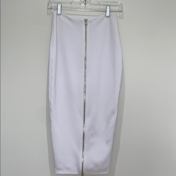$159 Nookie Seymour Pencil Skirt in White Sz S - Picture 6 of 8